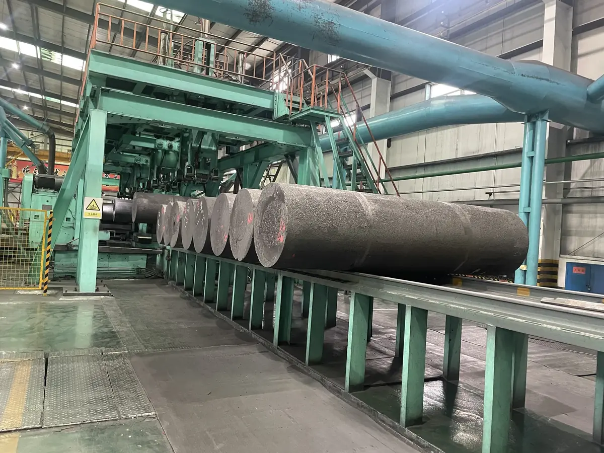 Graphite electrode production line