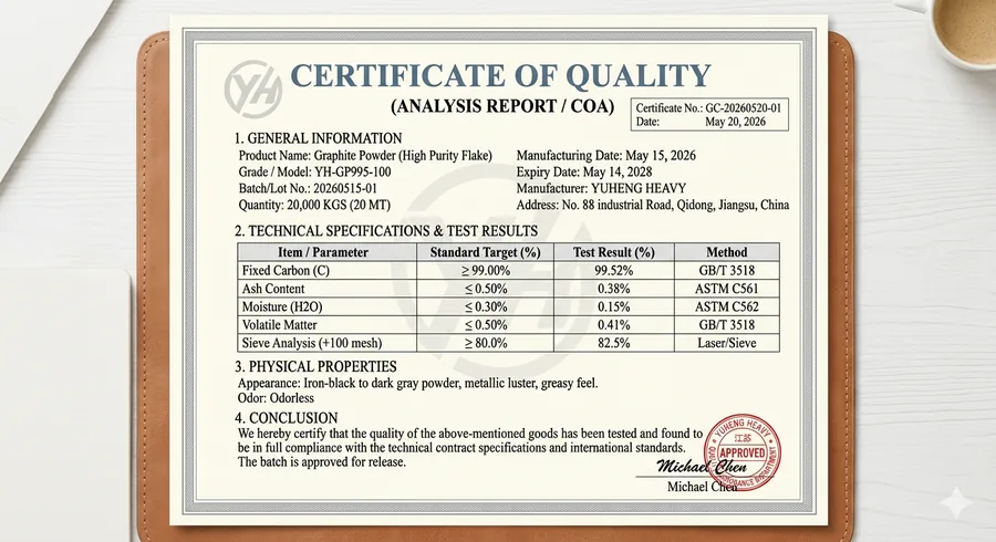 Quality Certificate